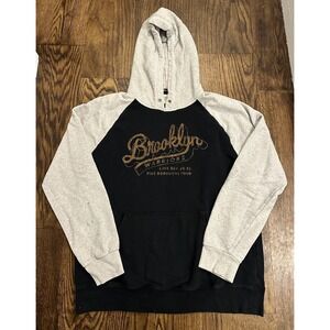 Vtg Polo Ralph Lauren Denim Supply‎ Brooklyn Warriors Hoodie Mens XL